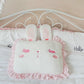 Cute Bunny Ruffled Pillow
