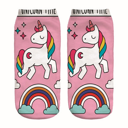 Cute Unicorn Ankle Socks