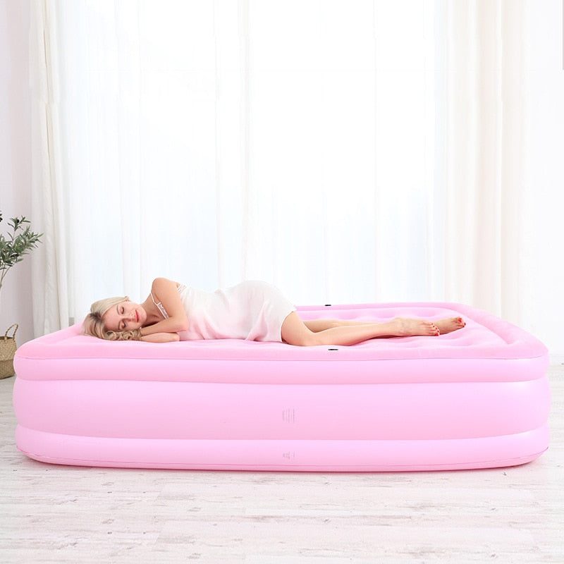 Inflatable Pink Air Bed Mattress