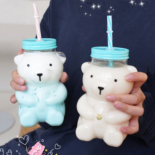 Glass Bear Sippy Cup