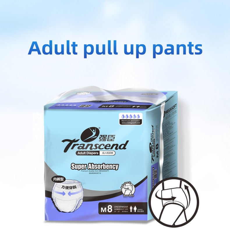 Super Absorbency Adult Diaper (Pack of 8)
