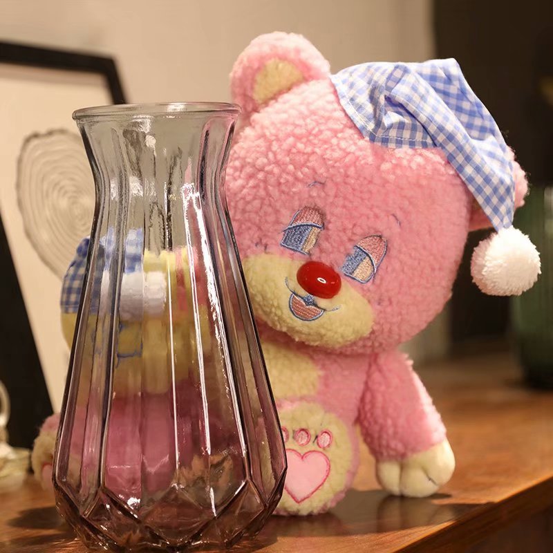 ABDL Pink Sleepy Teddy Bear Plushie