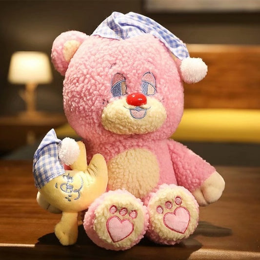 ABDL Pink Sleepy Teddy Bear Plushie