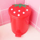 Cute Mini Strawberry Trash Can