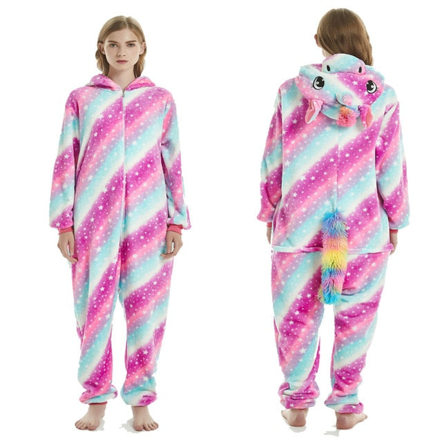 Cute Unicorn Flannel Onesie – ABDL Diapers