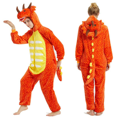 Cute Dragon Flannel Onesie