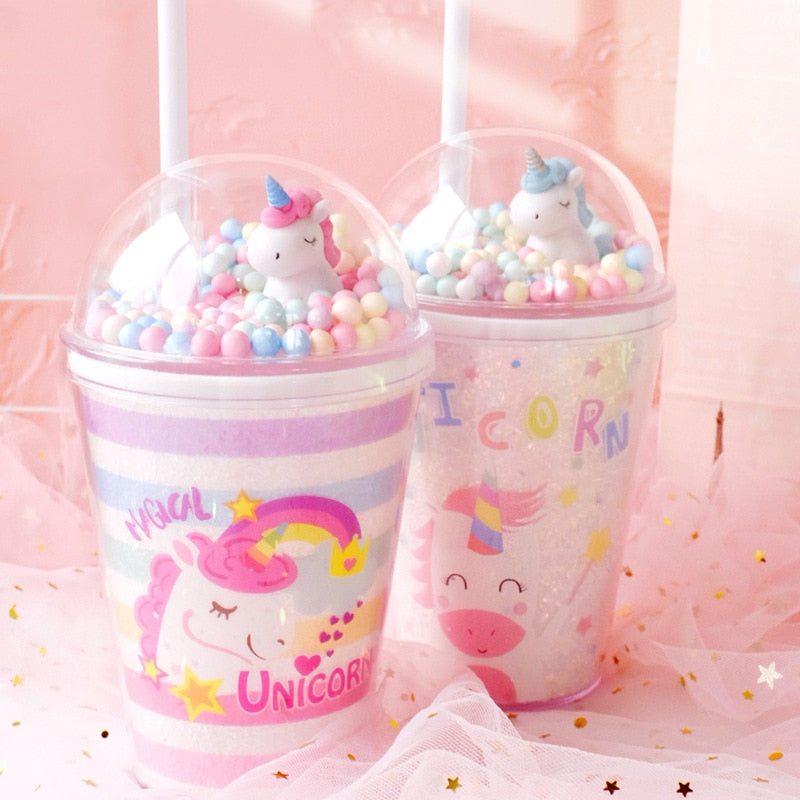 ABDL Unicorn Water Cup With Straw