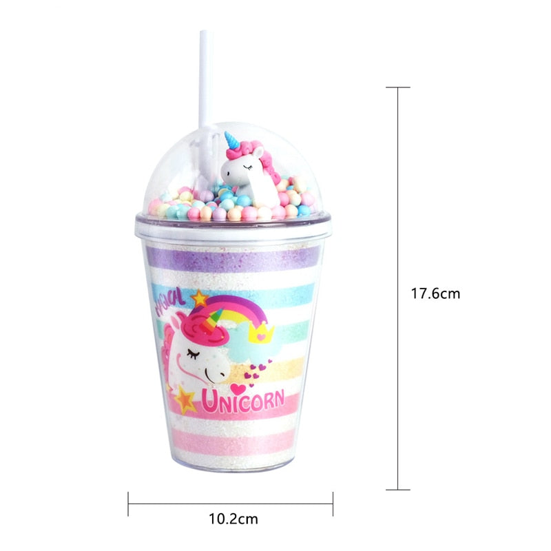 ABDL Unicorn Water Cup With Straw