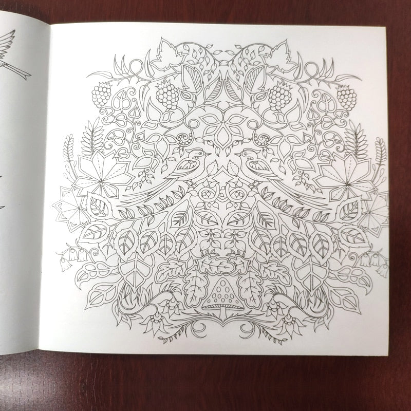 Mystery Garden Coloring Book