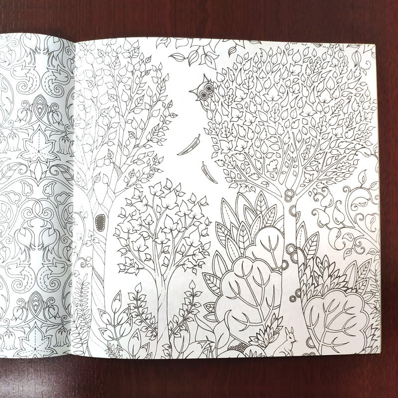 Mystery Garden Coloring Book