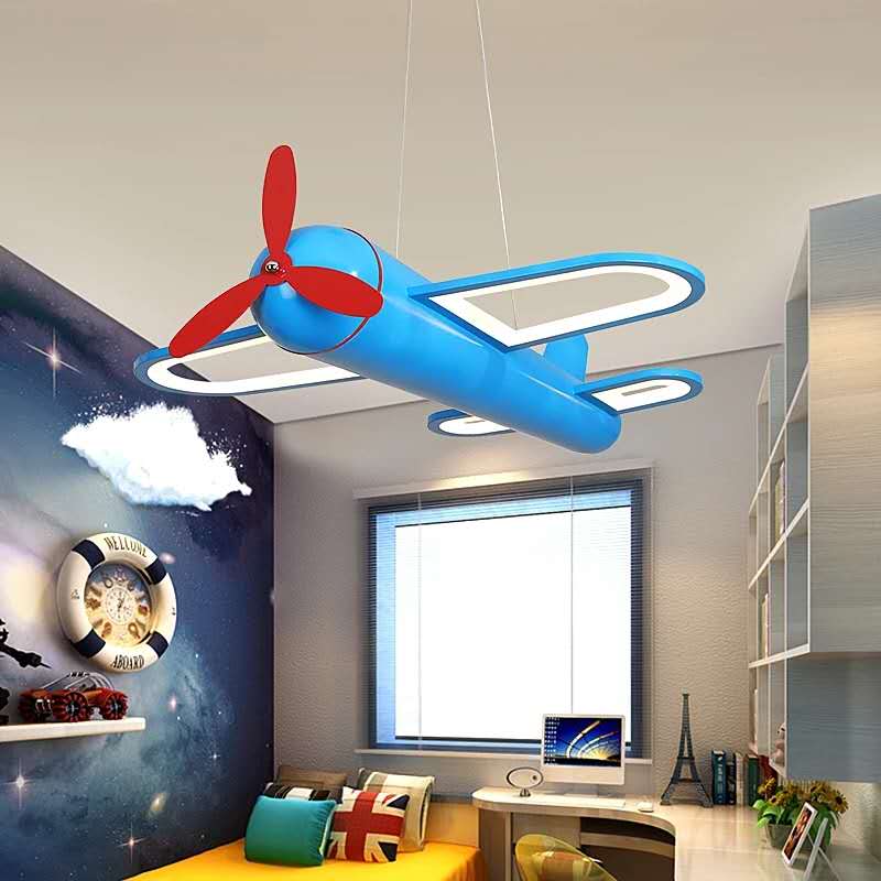 Cute Airplane Chandelier Lamp