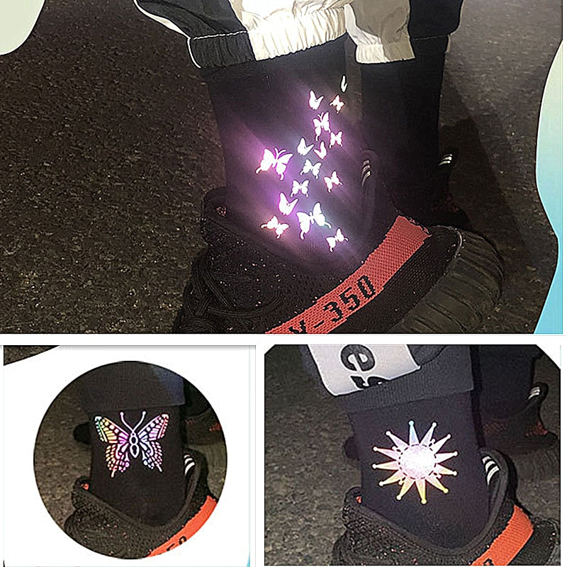 Night Reflection Light Socks