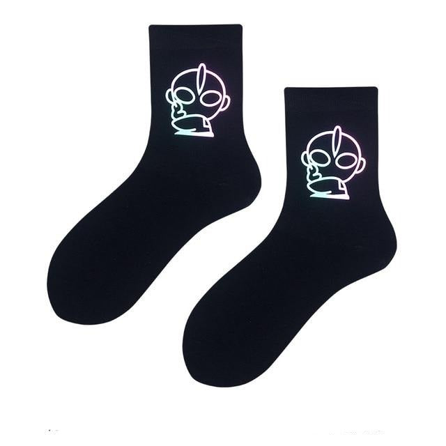 Night Reflection Light Socks