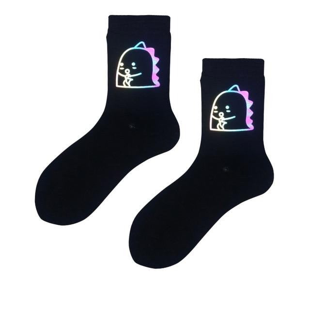 Night Reflection Light Socks