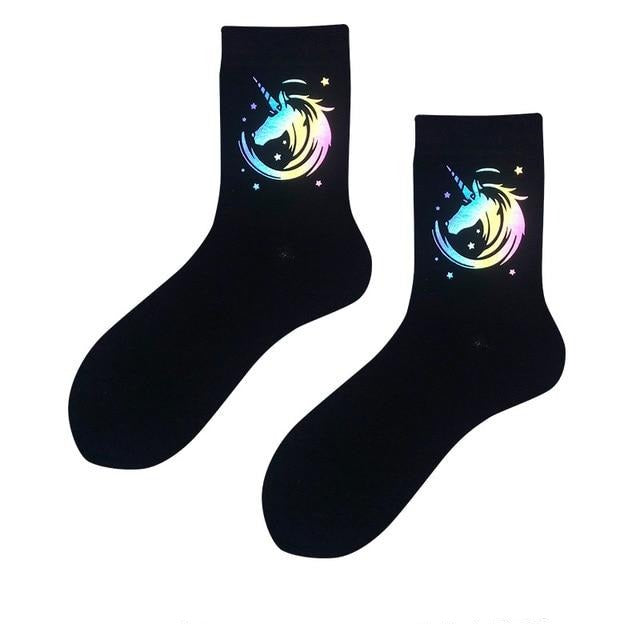 Night Reflection Light Socks