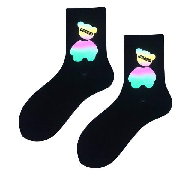 Night Reflection Light Socks