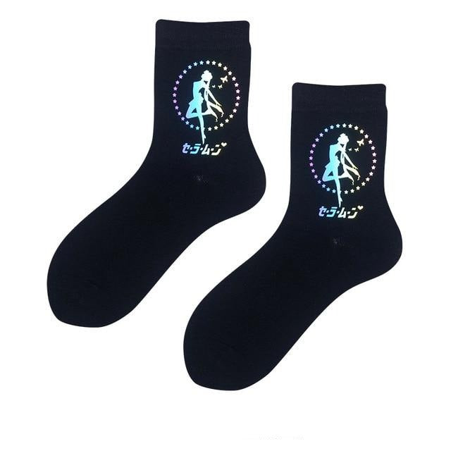 Night Reflection Light Socks