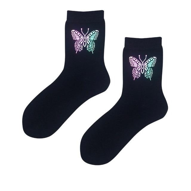 Night Reflection Light Socks