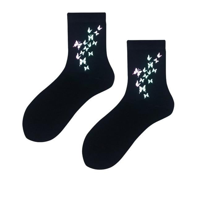 Night Reflection Light Socks