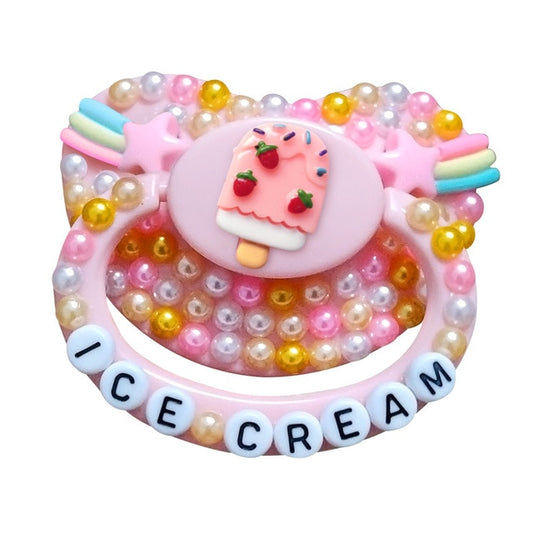 Strawberry Ice Cream ABDL Adult Pacifier