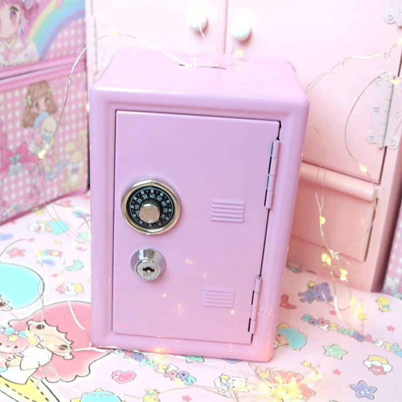 Cute Mini Storage Cabinet / Piggy Bank