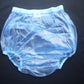 ABDL Transparent Blue Plastic Briefs (Pack of 3)