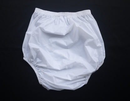 White Pull-On Plastic Pants (Pack of 3)