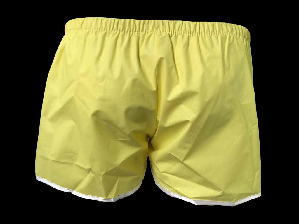 Pull-on Plastic Yellow Shorts