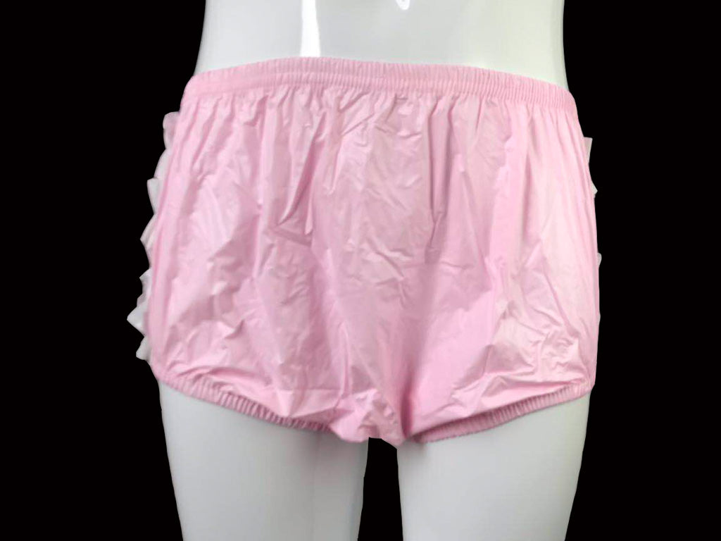 ABDL Frilly Plastic Rumba Pull-On Pants