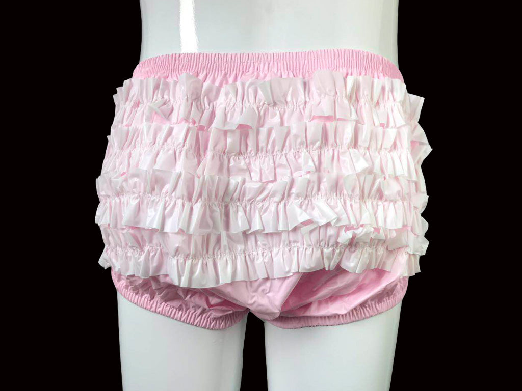 ABDL Frilly Plastic Rumba Pull-On Pants