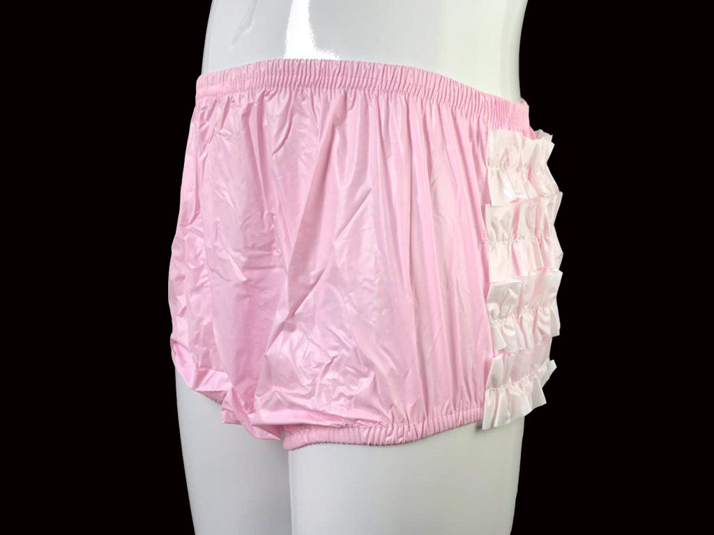 ABDL Frilly Plastic Rumba Pull-On Pants