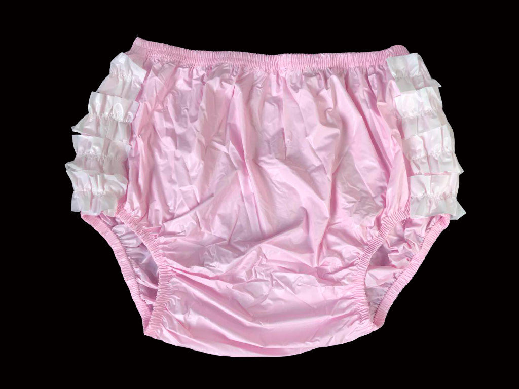 ABDL Frilly Plastic Rumba Pull-On Pants