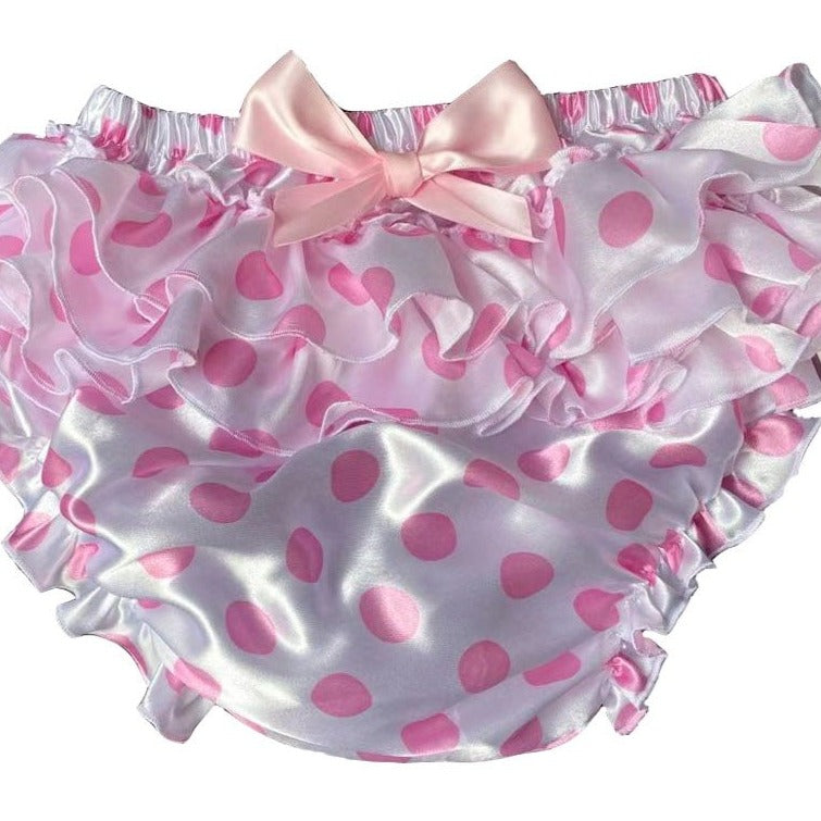 Cute Polka Dot ABDL Ruffle Bloomers