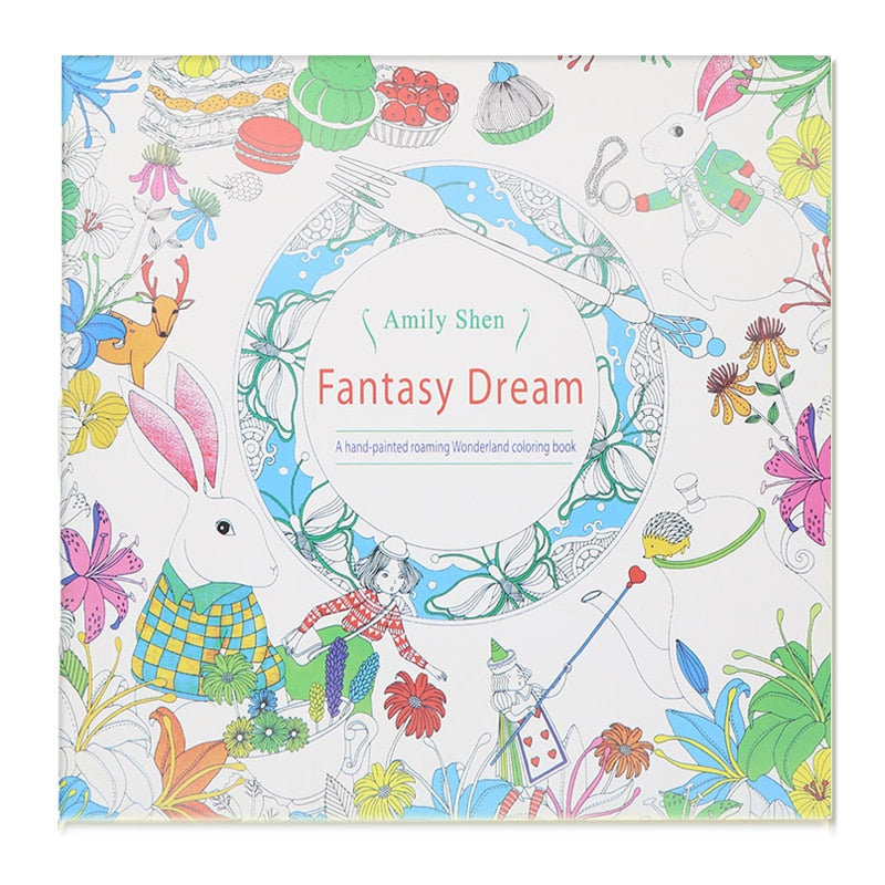 Fantasy Dream Coloring Book (24 Pages)