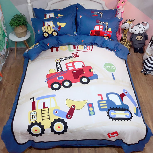 Little Trucks Bedding Set