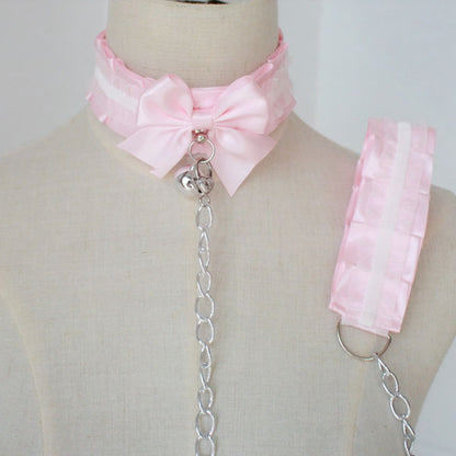 Pink Kitten Play Collar & Leash Set