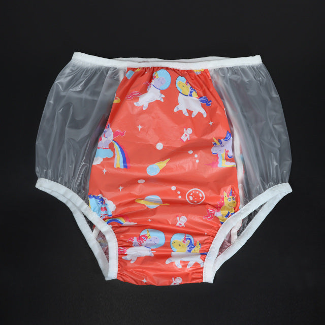 ABDL Reusable Adult Plastic Diaper (2 piece set)