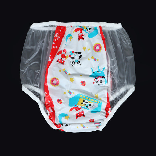 ABDL Reusable Adult Plastic Diaper (2 piece set)