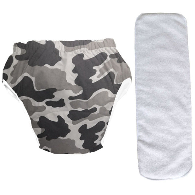 Adult Cloth Diaper With Insert Set