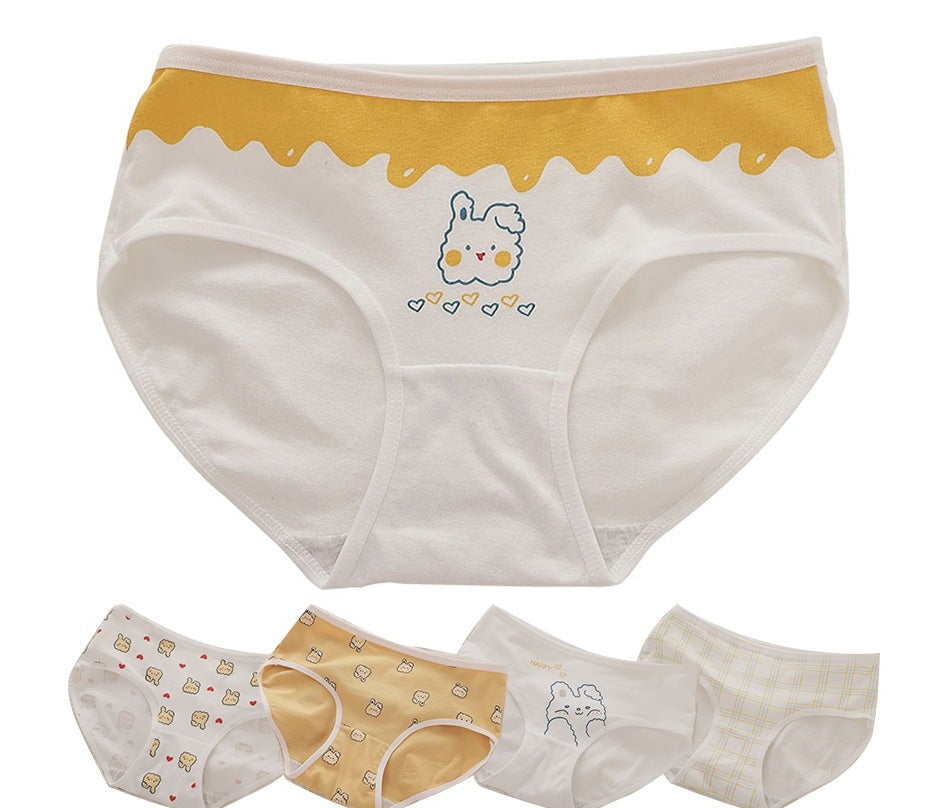 Cute Rabbit Unisex Underwear Set (5 Pcs)