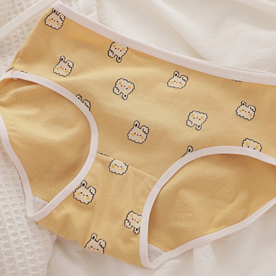 Cute Rabbit Unisex Underwear Set (5 Pcs)