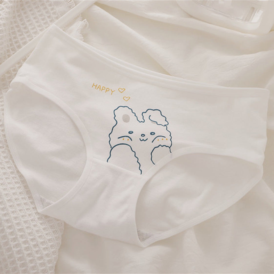 Cute Rabbit Unisex Underwear Set (5 Pcs)