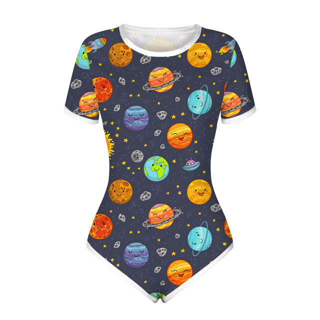 Galaxy Snap Crotch Onesie