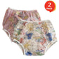 2 Pack Plastic Reusable Incontinence Pants