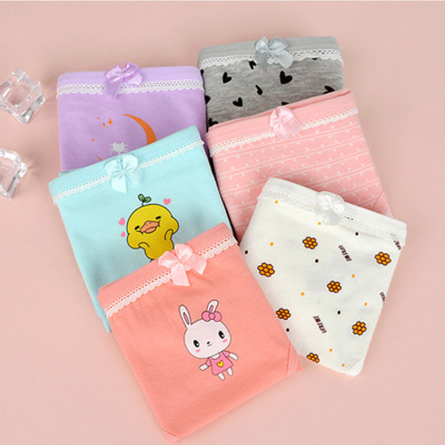 Bear Rabbit Friends ABDL DDLG Underwear Set (6 Pcs)