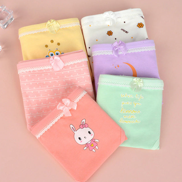 Bear Rabbit Friends ABDL DDLG Underwear Set (6 Pcs)