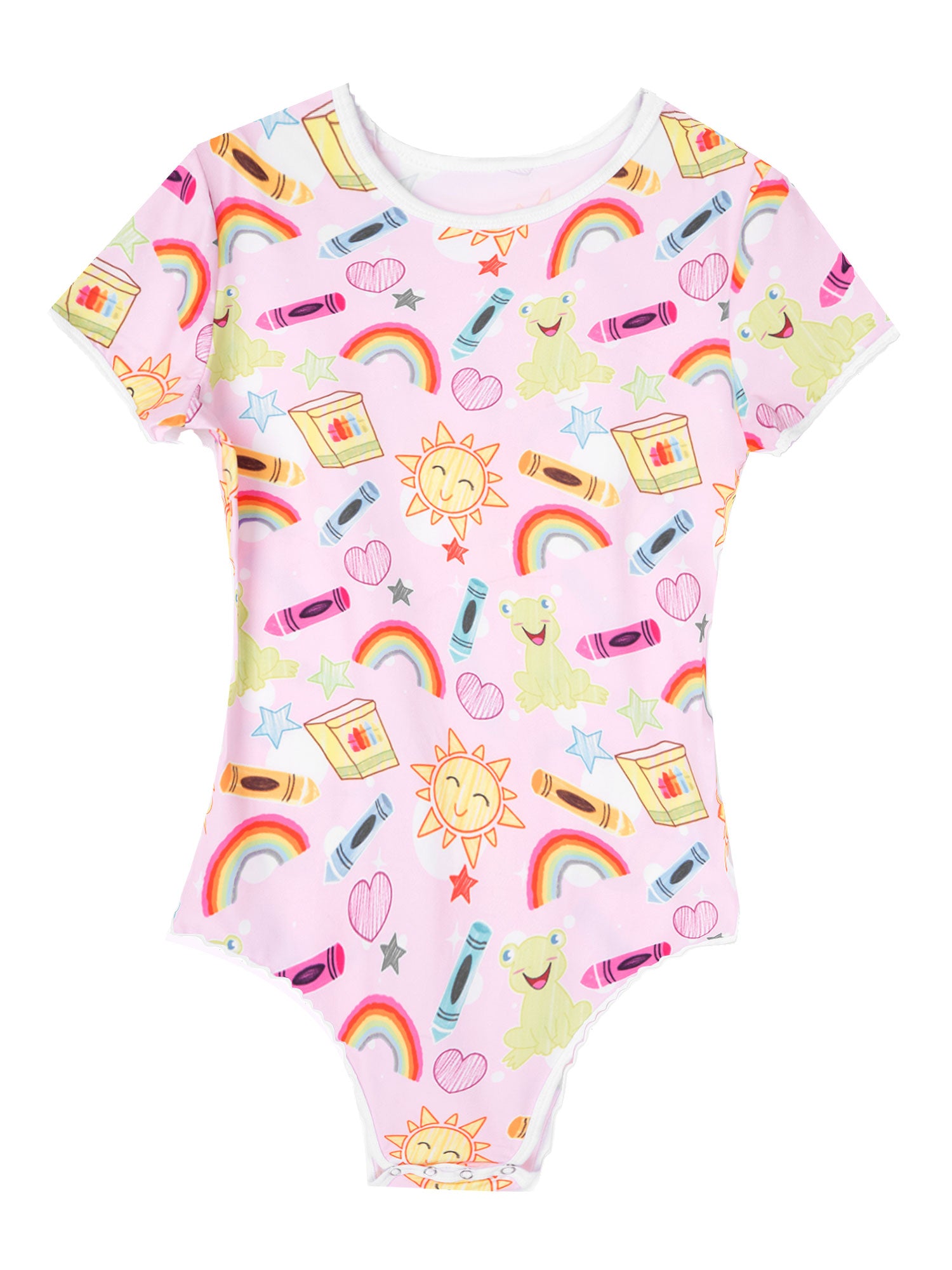 Rainbows & Sunshine Cartoon Onesie – ABDL Diapers