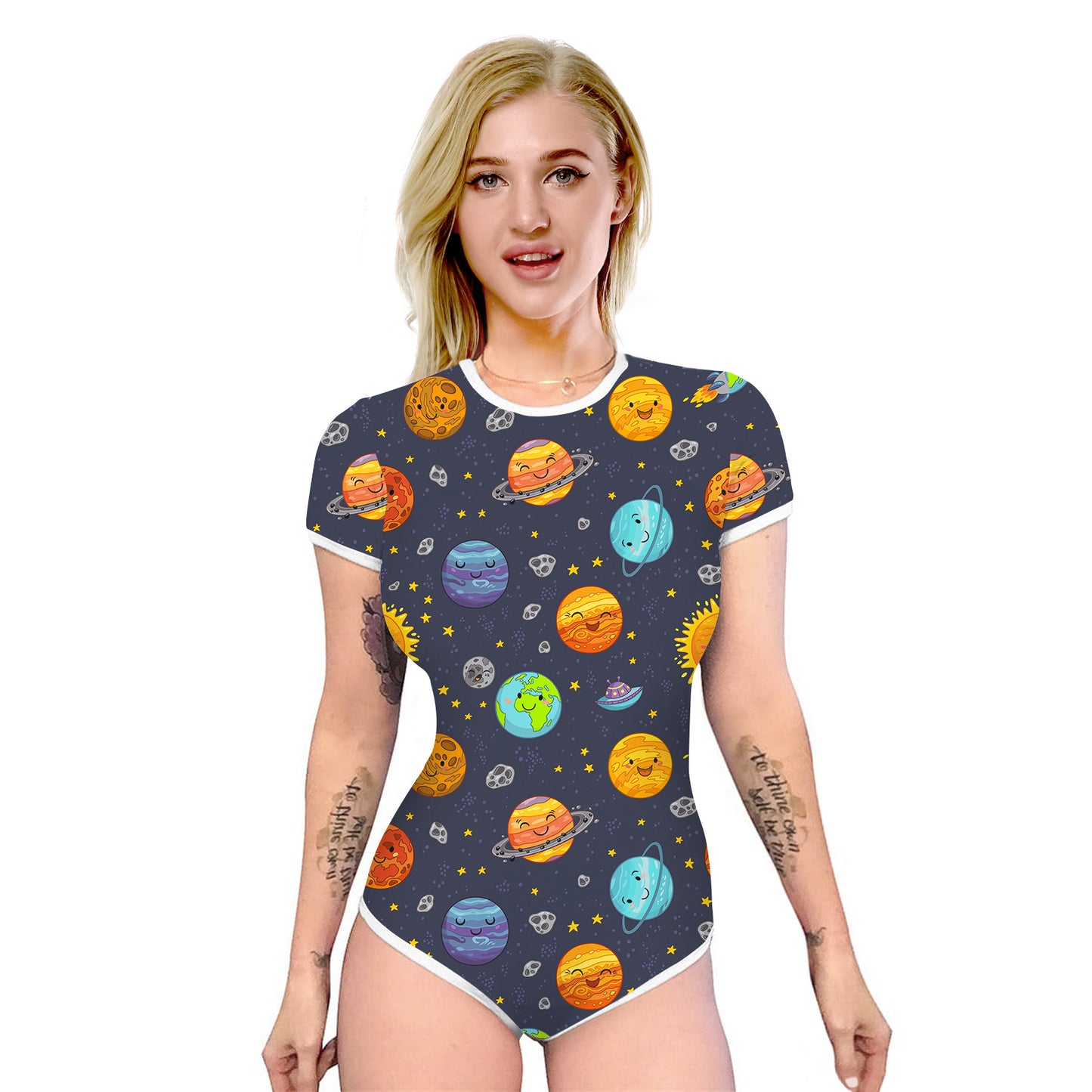 Galaxy Snap Crotch Onesie