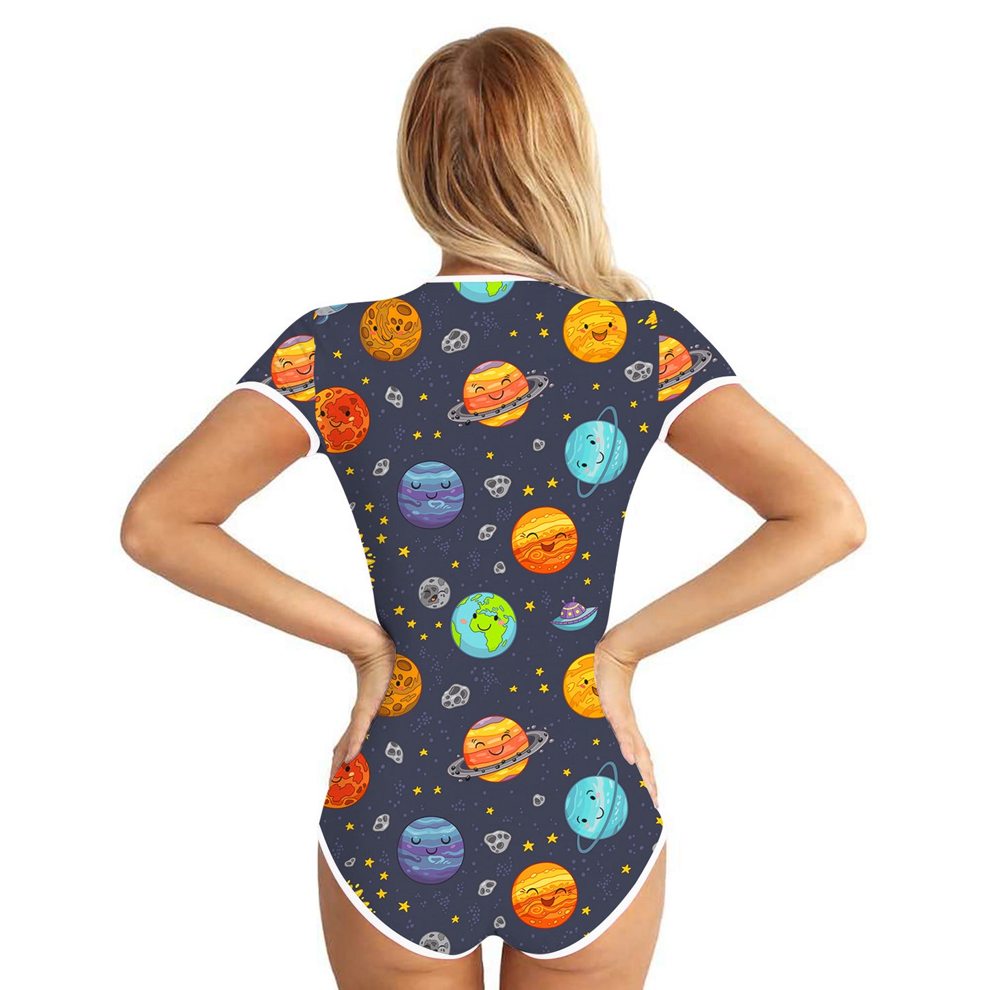 Galaxy Snap Crotch Onesie