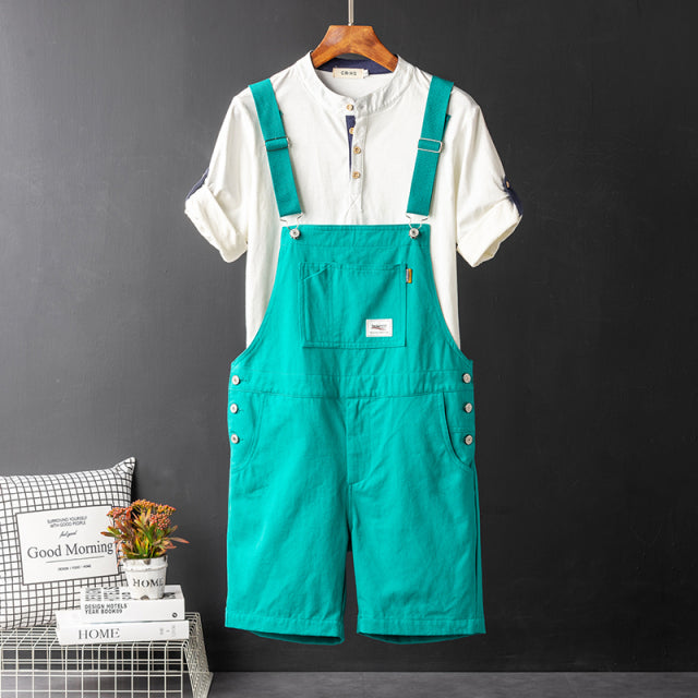 ABDL Cotton Short Overalls